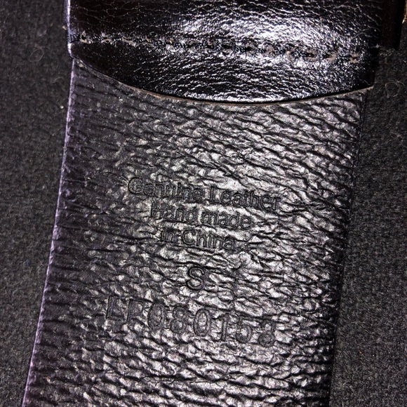 Linea Pelle Studded Leather Belt - Picture 6 of 7